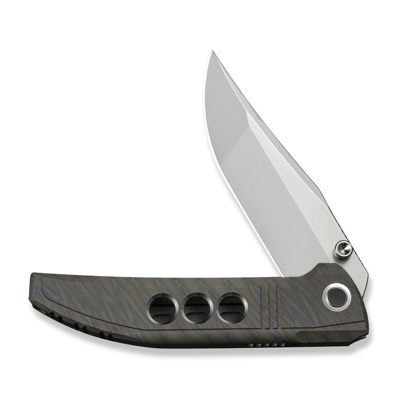 WEKNIFE Ezinta Flipper & Thumb Stud Knife Titanium Handle (3.99" M390 Blade) WE22041-4 - Image 5