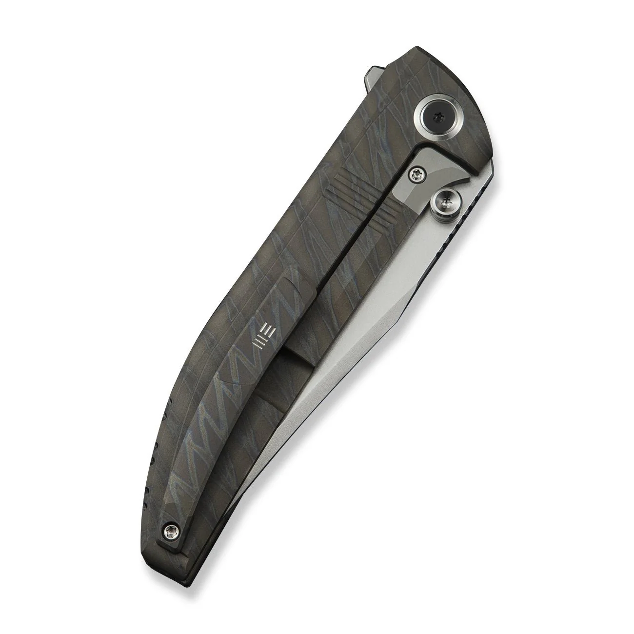 WEKNIFE Ezinta Flipper & Thumb Stud Knife Titanium Handle (3.99" M390 Blade) WE22041-4 - Image 7