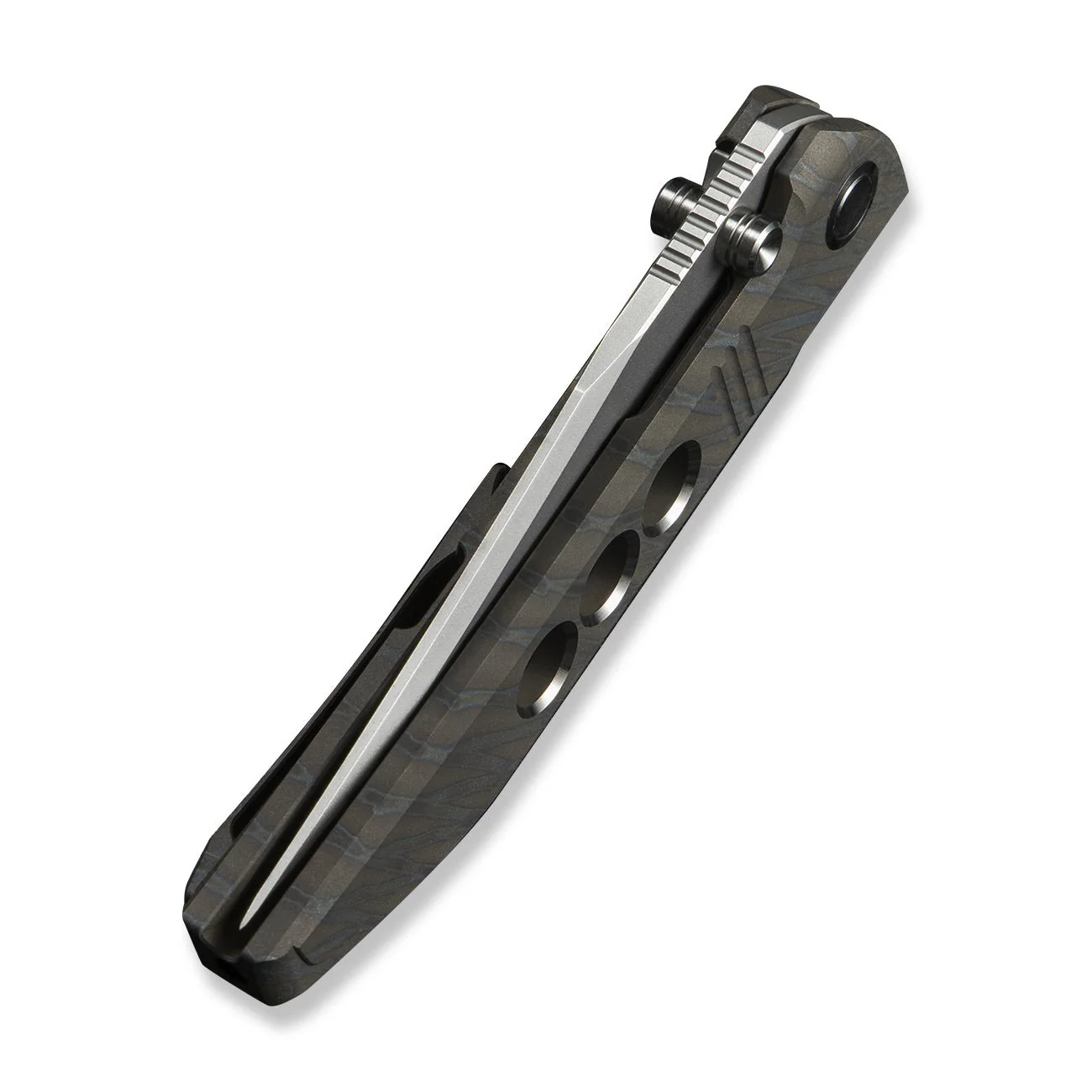 WEKNIFE Ezinta Flipper & Thumb Stud Knife Titanium Handle (3.99" M390 Blade) WE22041-4 - Image 8