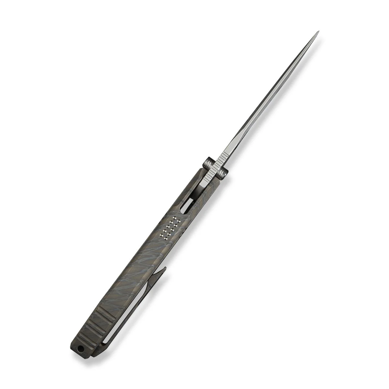 WEKNIFE Ezinta Flipper & Thumb Stud Knife Titanium Handle (3.99" M390 Blade) WE22041-4 - Image 9