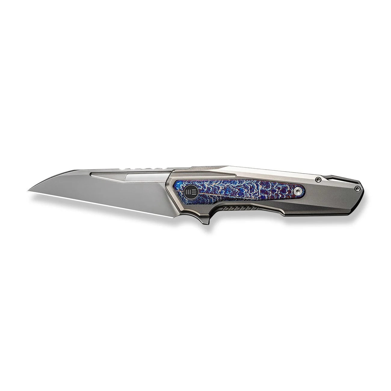 WEKNIFE Falcaria Flipper & Thumb Hole Knife Titanium Handle (3.64" CPM 20CV Blade) WE23012B-1 - Image 4