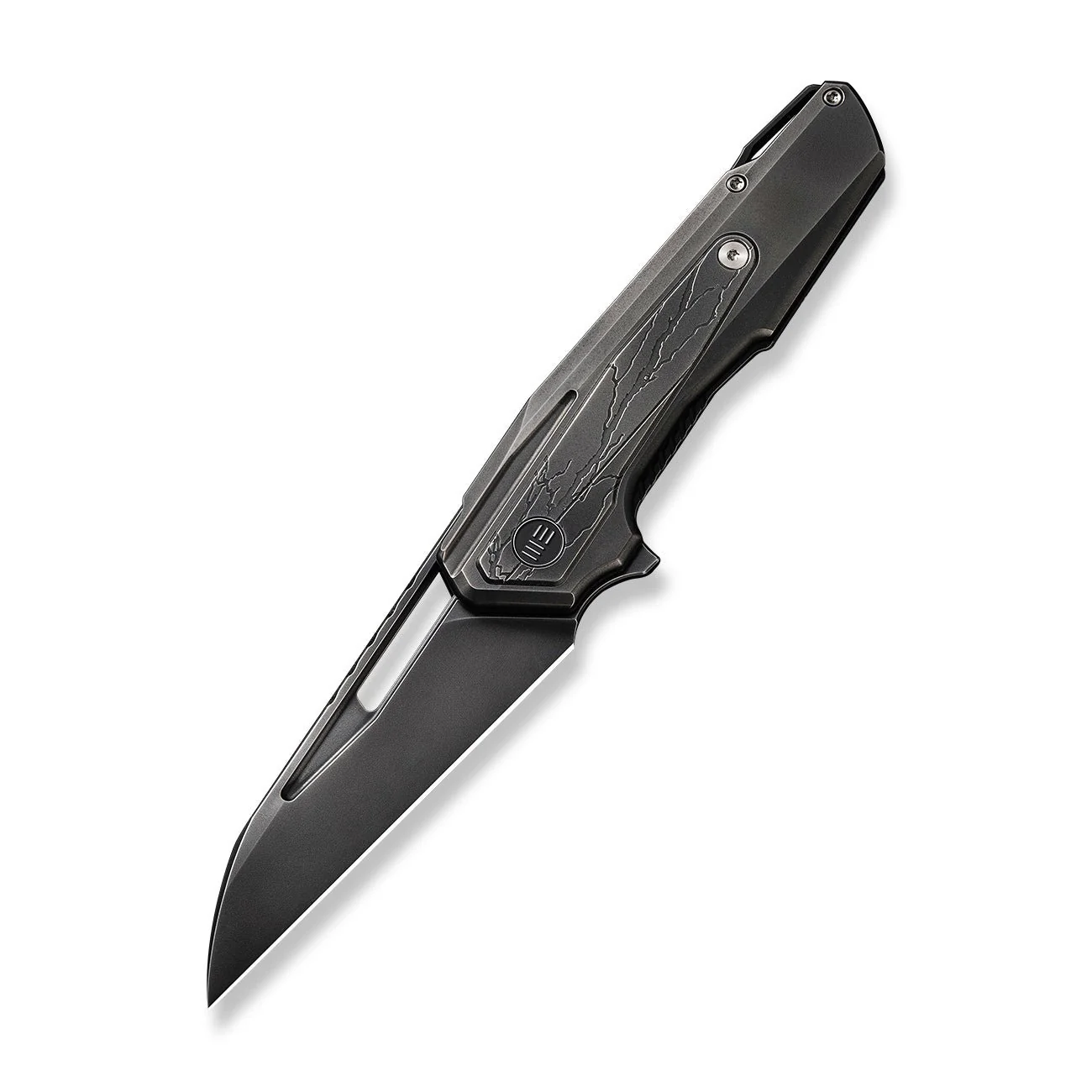 WEKNIFE Falcaria Flipper & Thumb Hole Knife Titanium Handle (3.64" CPM 20CV Blade) WE23012B-4 - Image 3