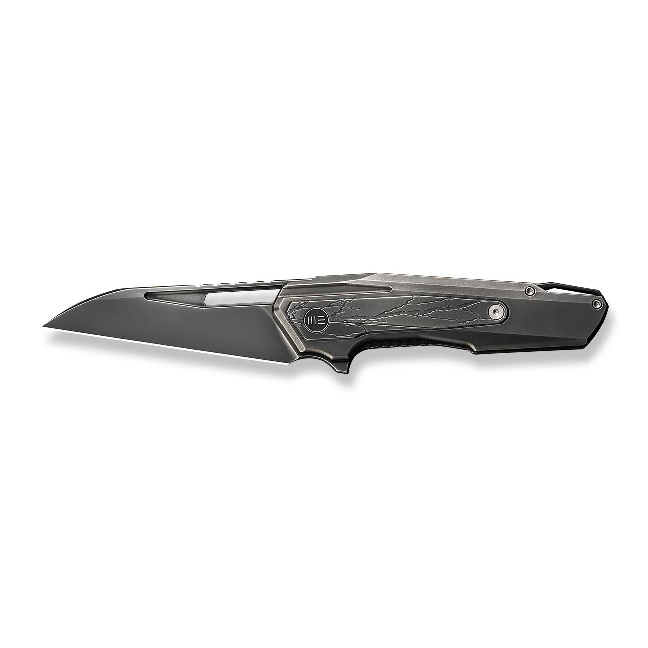 WEKNIFE Falcaria Flipper & Thumb Hole Knife Titanium Handle (3.64" CPM 20CV Blade) WE23012B-4 - Image 4