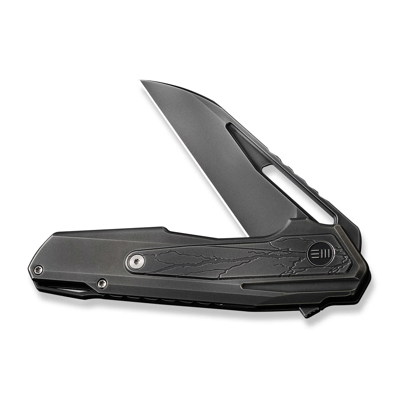 WEKNIFE Falcaria Flipper & Thumb Hole Knife Titanium Handle (3.64" CPM 20CV Blade) WE23012B-4 - Image 5