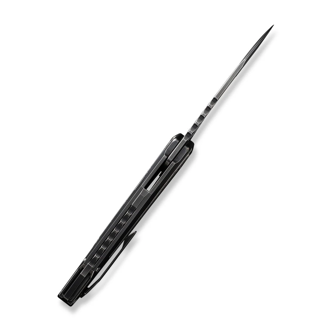 WEKNIFE Falcaria Flipper & Thumb Hole Knife Titanium Handle (3.64" CPM 20CV Blade) WE23012B-4 - Image 9