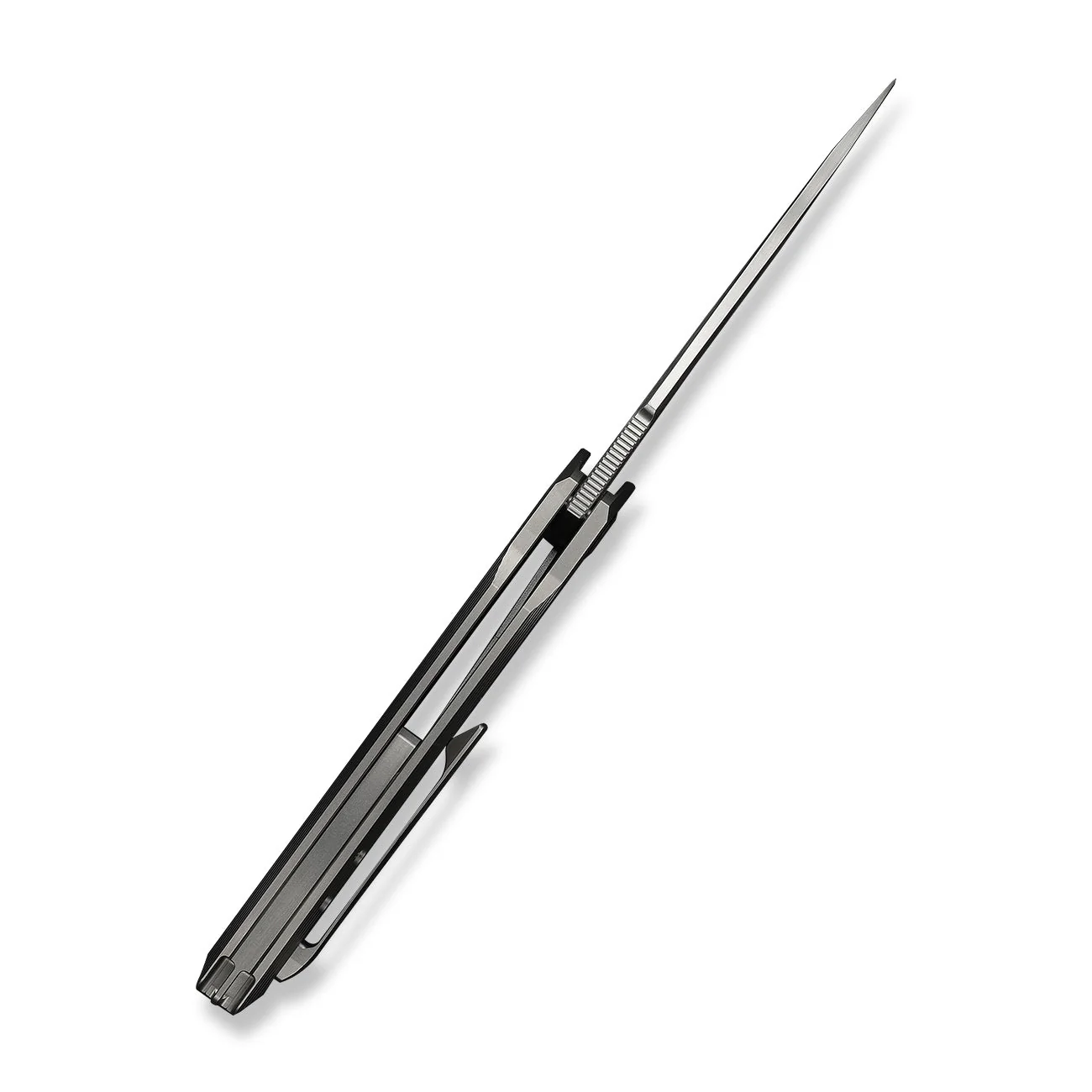 WEKNIFE Fluxor Flipper Knife Titanium Handle (3.98" M390 Blade) WE23071-2 - Image 9