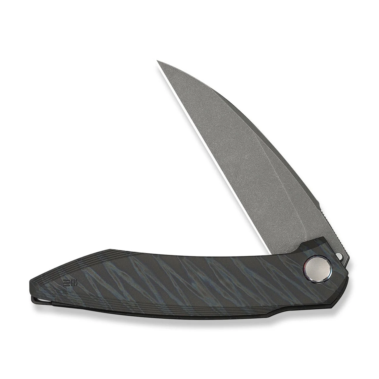 WEKNIFE Fluxor Flipper Knife Titanium Handle (3.98" M390 Blade) WE23071-3 - Image 5