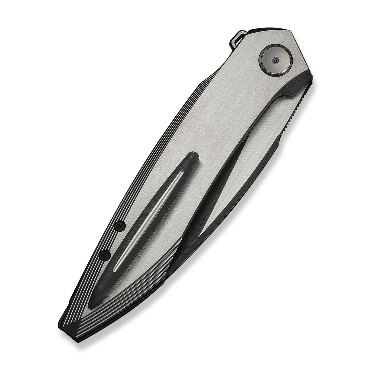 WEKNIFE Fluxor Flipper Knife Titanium Handle (3.98" M390 Blade) WE23071-4 - Image 7