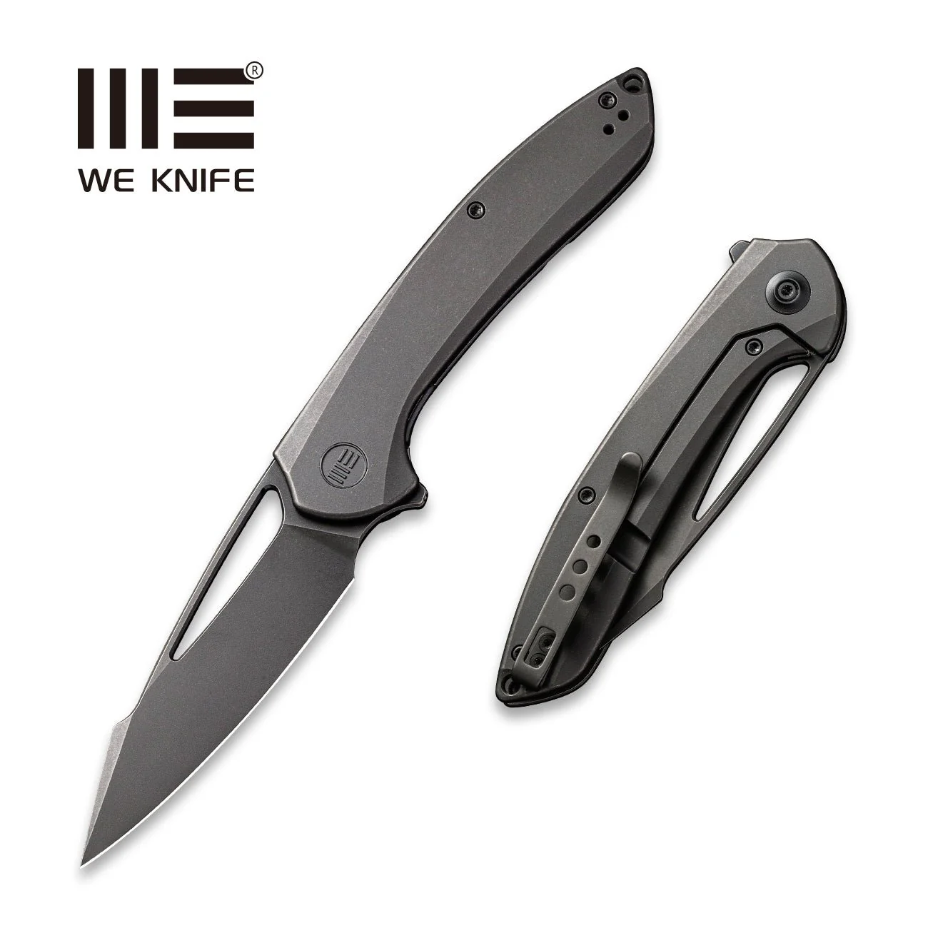 WEKNIFE Fornix Flipper & Thumb Hole Knife Titanium Handle (3.48" CPM 20CV Blade) 2016B