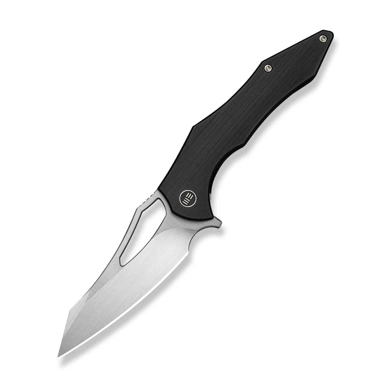 WEKNIFE Ghost Shark Flipper & Thumb Hole Knife Black Titanium Handle (3.40" Hand Rubbed Satin Bohler M390 Blade) WE25085 Sample2 - Image 3