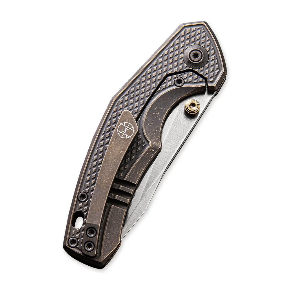 WEKNIFE Gnar Thumb Stud Knife Titanium Handle (2.78" CPM S35VN Blade) 917A - Image 6