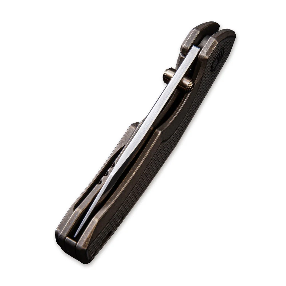 WEKNIFE Gnar Thumb Stud Knife Titanium Handle (2.78" CPM S35VN Blade) 917A - Image 7