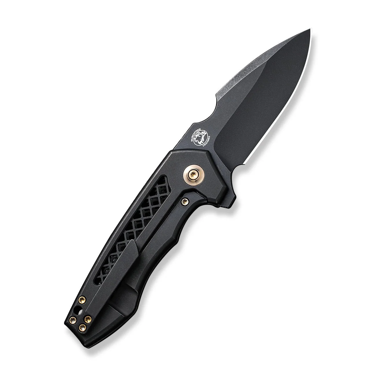 WEKNIFE Harpen Flipper Knife Titanium Handle (2.98" CPM 20CV Blade) WE23019-1 - Image 2