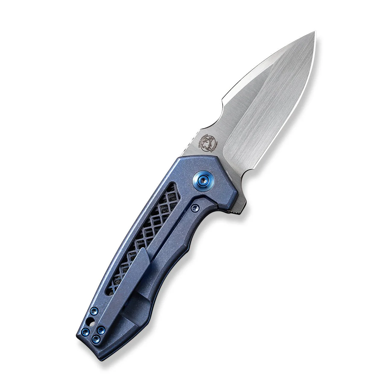 WEKNIFE Harpen Flipper Knife Titanium Handle (2.98" CPM 20CV Blade) WE23019-2 - Image 2
