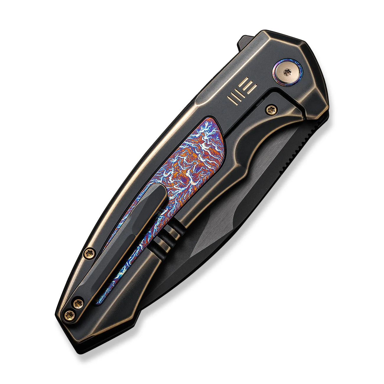 WEKNIFE Hyperactive Flipper Knife Titanium Handle (3.8" Vanax Blade) WE23030-4 - Image 7