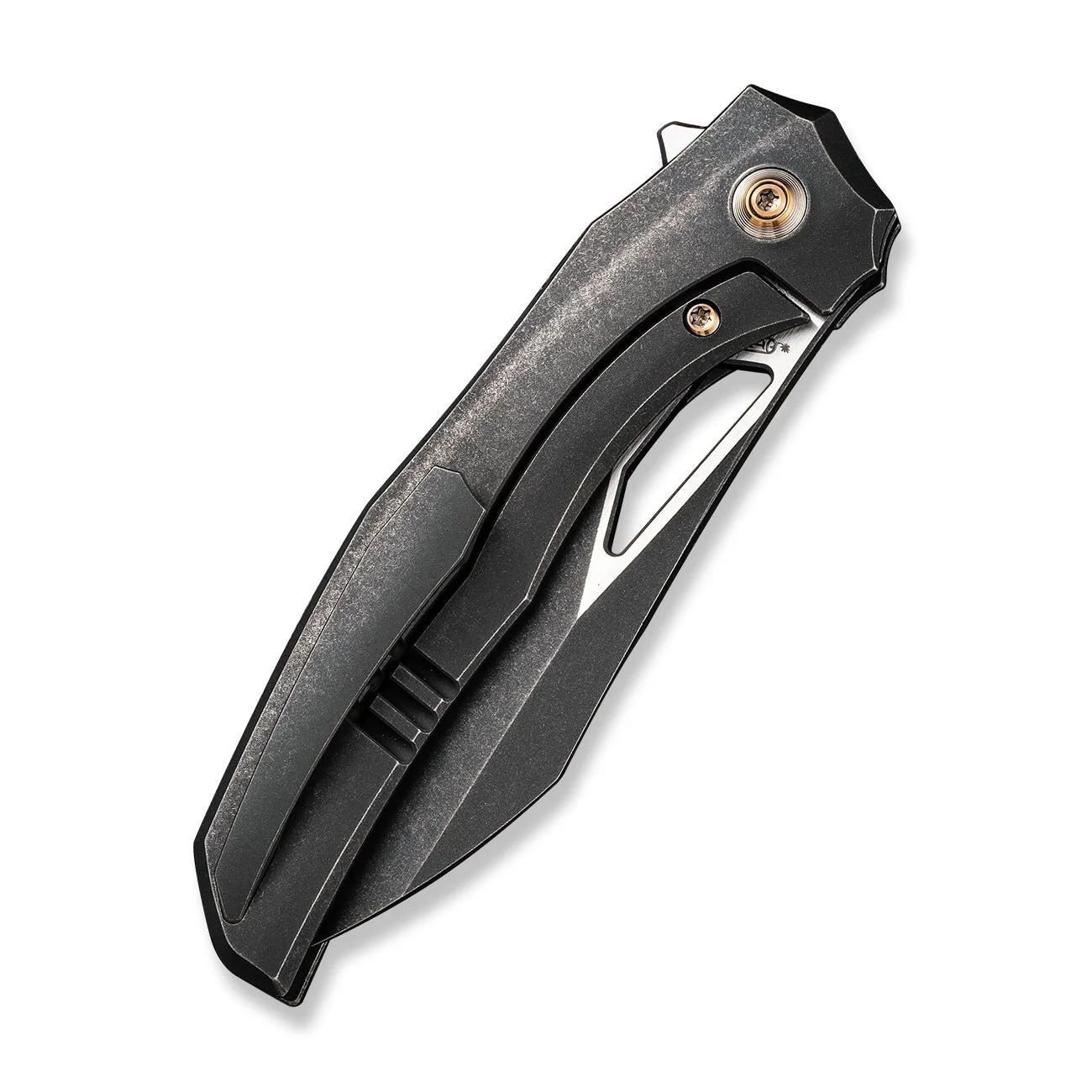 WEKNIFE Ignio Mystery Box Black Titanium Handle (3.3" Black Stonewashed CPM 20CV Blade, Satin Flat) WE22042B-1 MB, With One Free Mystery WE Or CIVIVI Model - Image 7