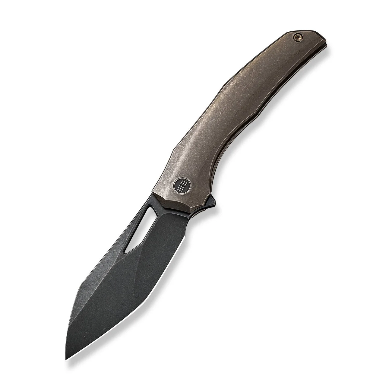 WEKNIFE Ignio Mystery Box Bronze Titanium Handle (3.3" Black Stonewashed CPM 20CV Blade) WE22042B-2 MB, With One Free Mystery WE Or CIVIVI Model - Image 3