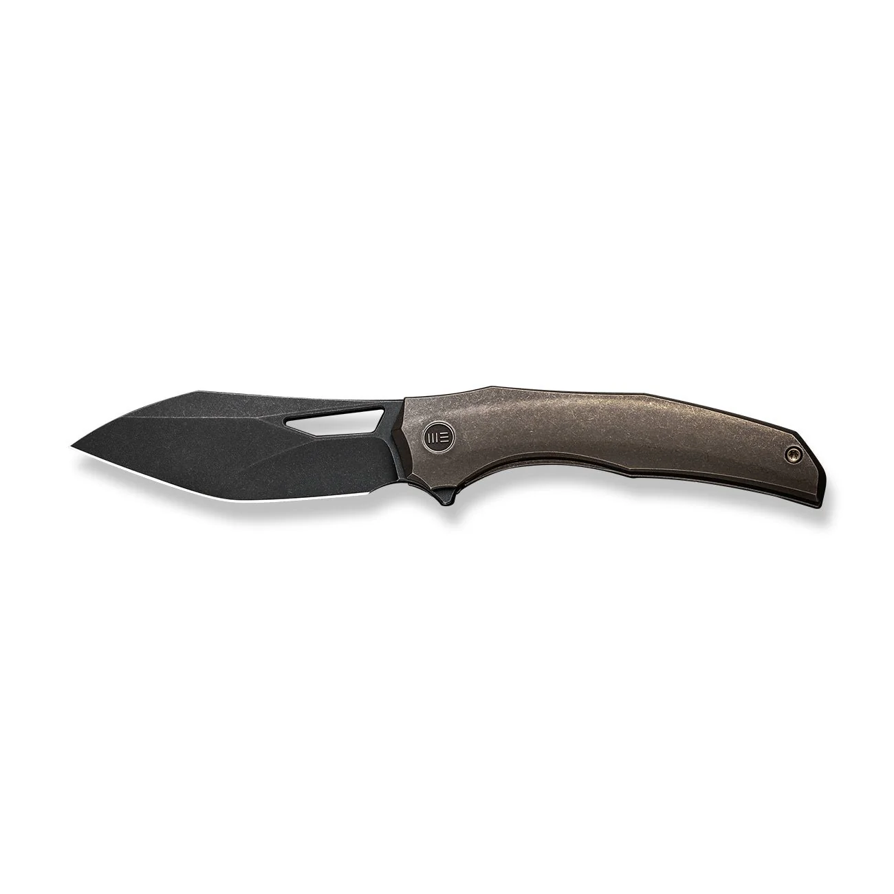 WEKNIFE Ignio Mystery Box Bronze Titanium Handle (3.3" Black Stonewashed CPM 20CV Blade) WE22042B-2 MB, With One Free Mystery WE Or CIVIVI Model - Image 4