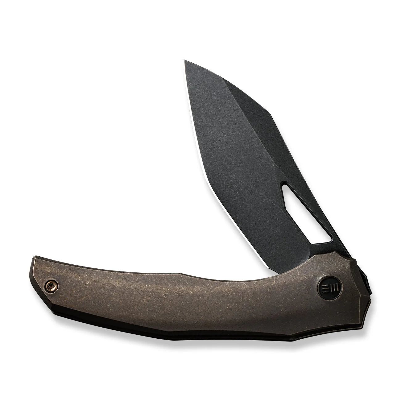 WEKNIFE Ignio Mystery Box Bronze Titanium Handle (3.3" Black Stonewashed CPM 20CV Blade) WE22042B-2 MB, With One Free Mystery WE Or CIVIVI Model - Image 5