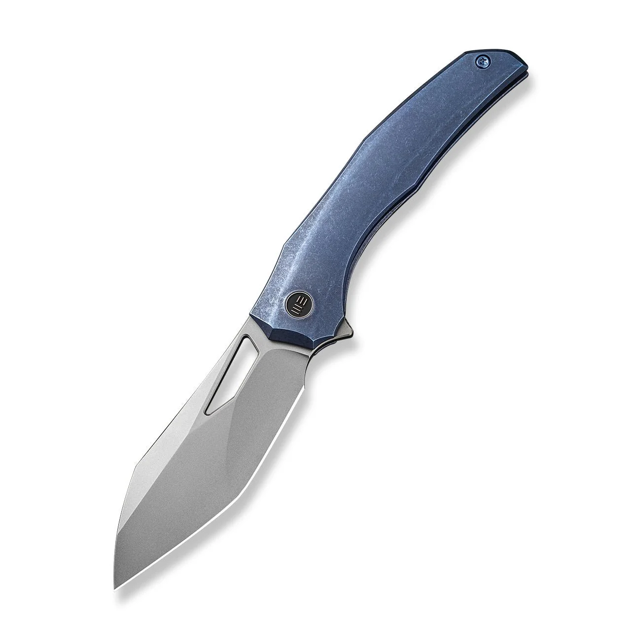 WEKNIFE Ignio Mystery Box Blue Titanium Handle (3.3" Stonewashed CPM 20CV Blade) WE22042B-3 MB, With One Free Mystery WE Or CIVIVI Model - Image 3