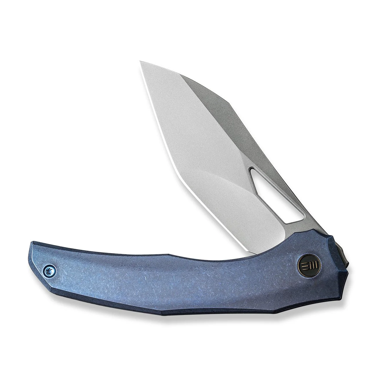 WEKNIFE Ignio Mystery Box Blue Titanium Handle (3.3" Stonewashed CPM 20CV Blade) WE22042B-3 MB, With One Free Mystery WE Or CIVIVI Model - Image 5