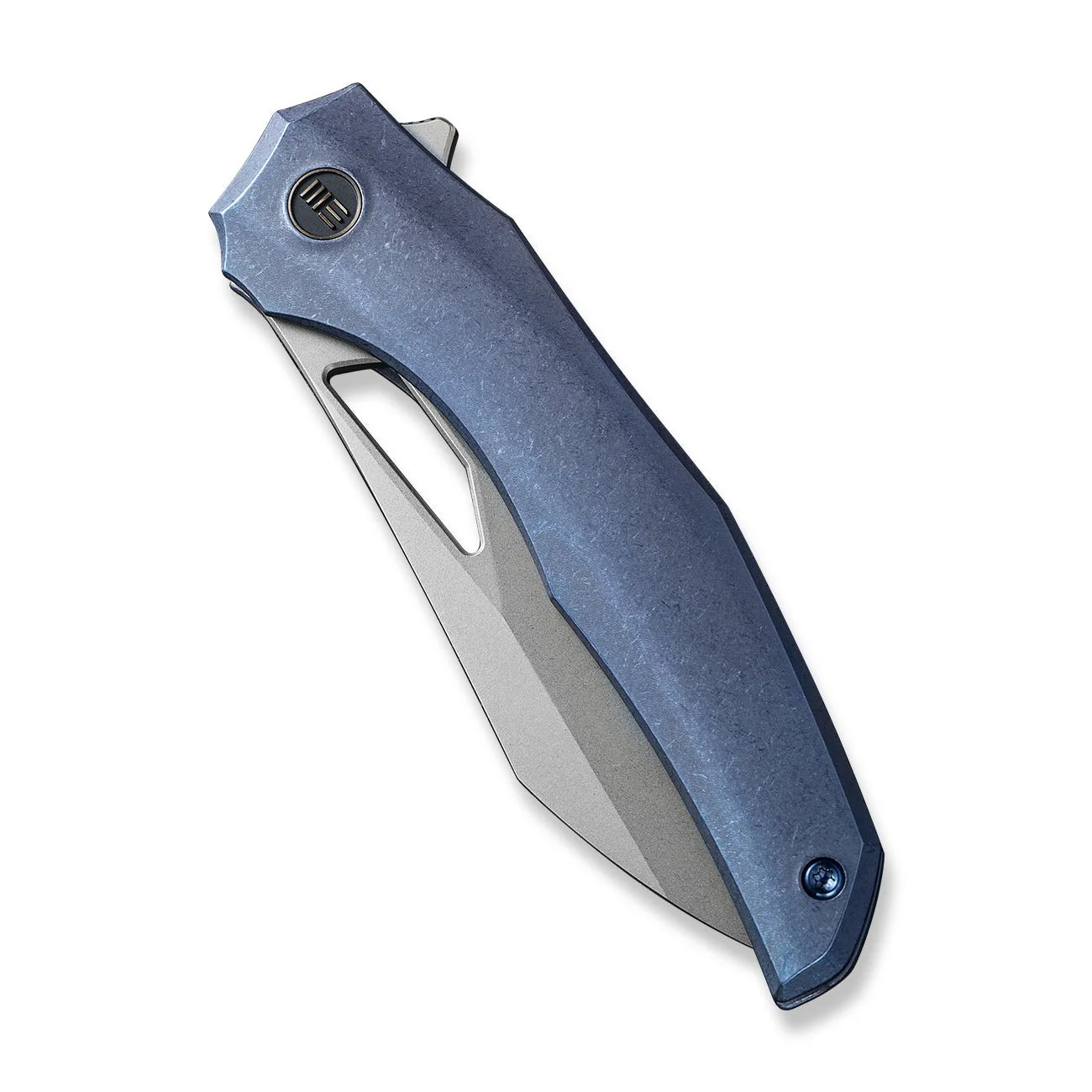 WEKNIFE Ignio Mystery Box Blue Titanium Handle (3.3" Stonewashed CPM 20CV Blade) WE22042B-3 MB, With One Free Mystery WE Or CIVIVI Model - Image 6