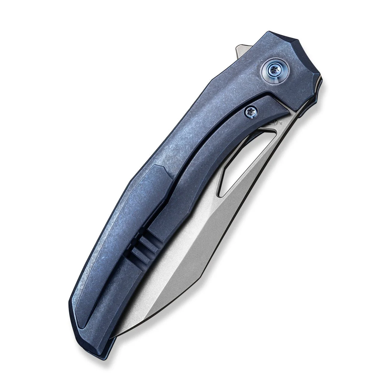 WEKNIFE Ignio Mystery Box Blue Titanium Handle (3.3" Stonewashed CPM 20CV Blade) WE22042B-3 MB, With One Free Mystery WE Or CIVIVI Model - Image 7