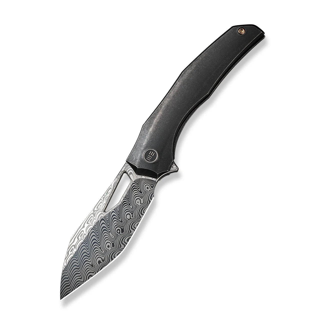 WEKNIFE Ignio Mystery Box Black Titanium Handle (3.3" Hakkapella Damasteel Blade) WE22042B-DS1 MB, With One Free Mystery WE Or CIVIVI Model - Image 3
