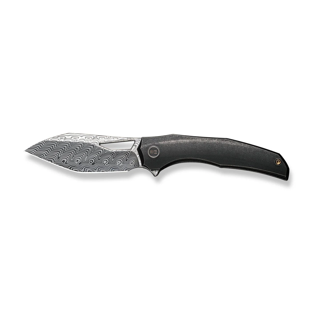 WEKNIFE Ignio Mystery Box Black Titanium Handle (3.3" Hakkapella Damasteel Blade) WE22042B-DS1 MB, With One Free Mystery WE Or CIVIVI Model - Image 4