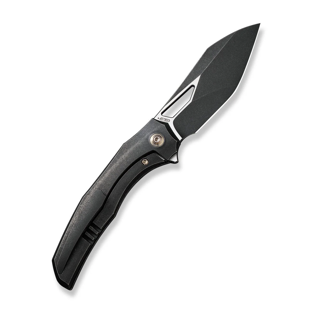 WEKNIFE Ignio Flipper & Thumb Hole Knife Titanium Handle (3.3" CPM 20CV Blade) WE22042B-1 - Image 2
