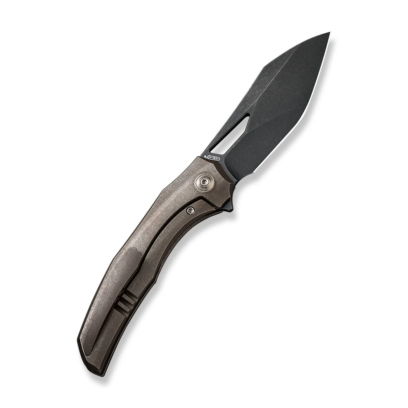 WEKNIFE Ignio Flipper & Thumb Hole Knife Titanium Handle (3.3" CPM 20CV Blade) WE22042B-2 - Image 2