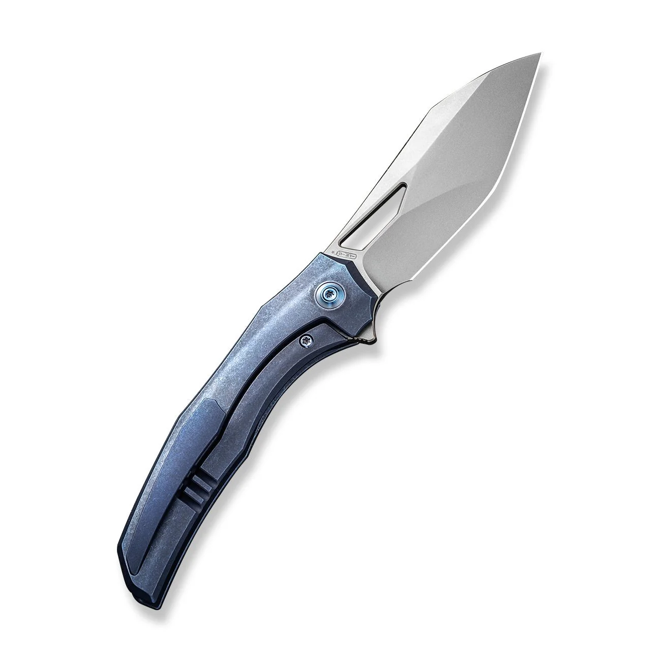 WEKNIFE Ignio Flipper & Thumb Hole Knife Titanium Handle (3.3" CPM 20CV Blade) WE22042B-3 - Image 2