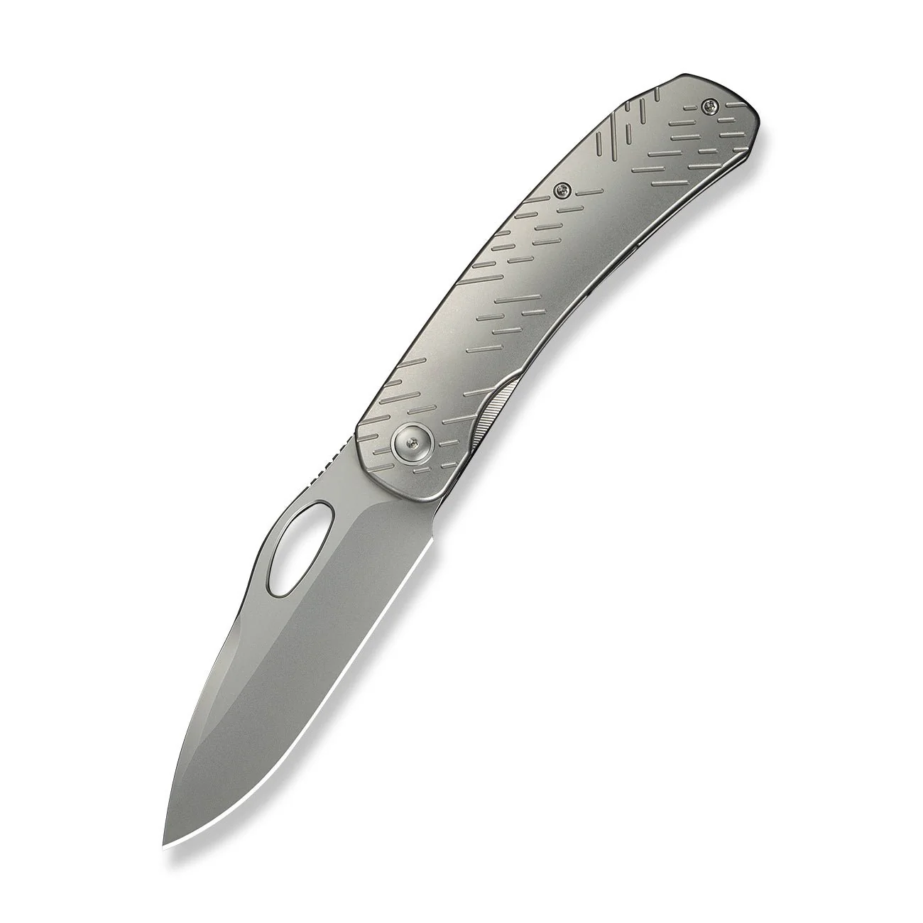 WEKNIFE Inmate Front Flipper & Thumb Hole Knife Titanium Handle (3.7" CPM 20CV Blade) WE23096B-1 - Image 3