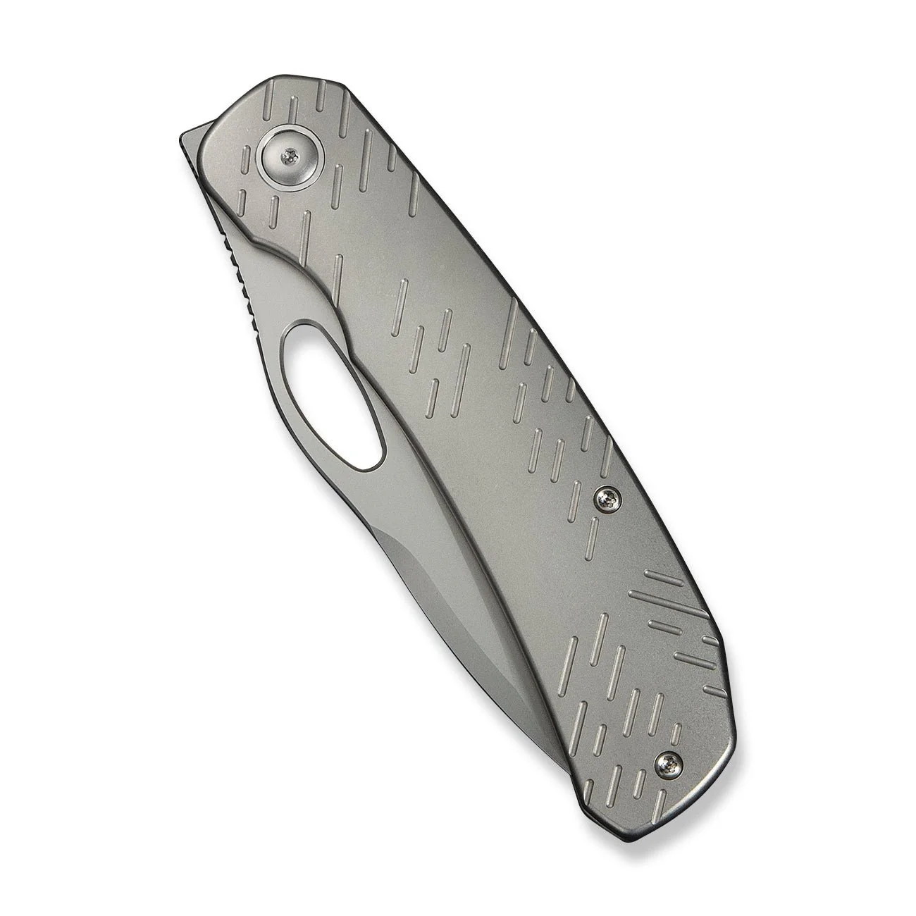 WEKNIFE Inmate Front Flipper & Thumb Hole Knife Titanium Handle (3.7" CPM 20CV Blade) WE23096B-1 - Image 6