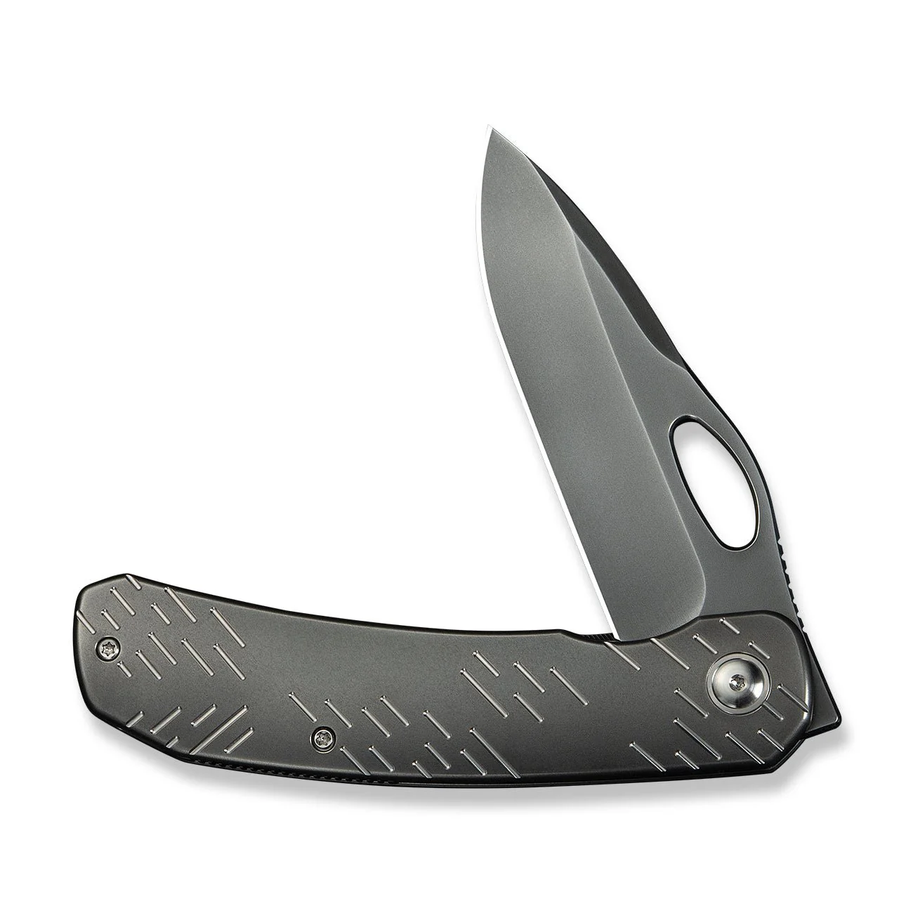 WEKNIFE Inmate Front Flipper & Thumb Hole Knife Titanium Handle (3.7" CPM 20CV Blade) WE23096B-4 - Image 4