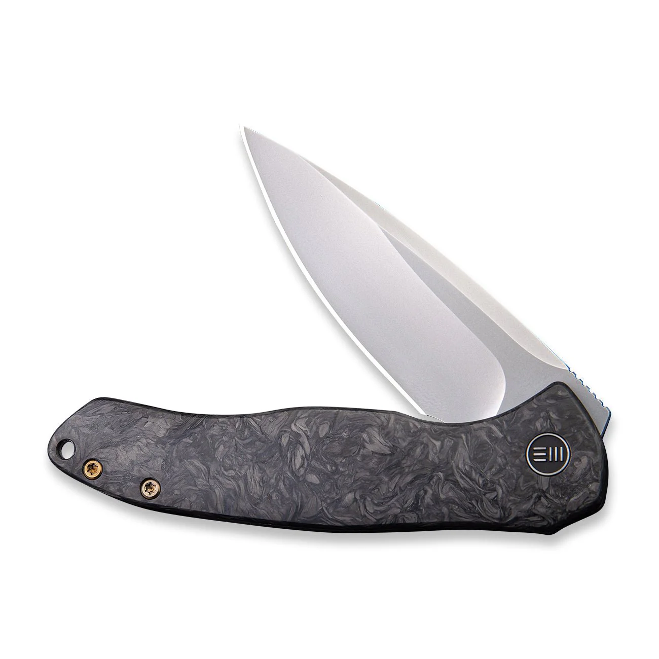 WEKNIFE Kitefin Flipper Knife Titanium & Carbon Fiber Handle (3.24" CPM S35VN Blade) 2001A - Image 4