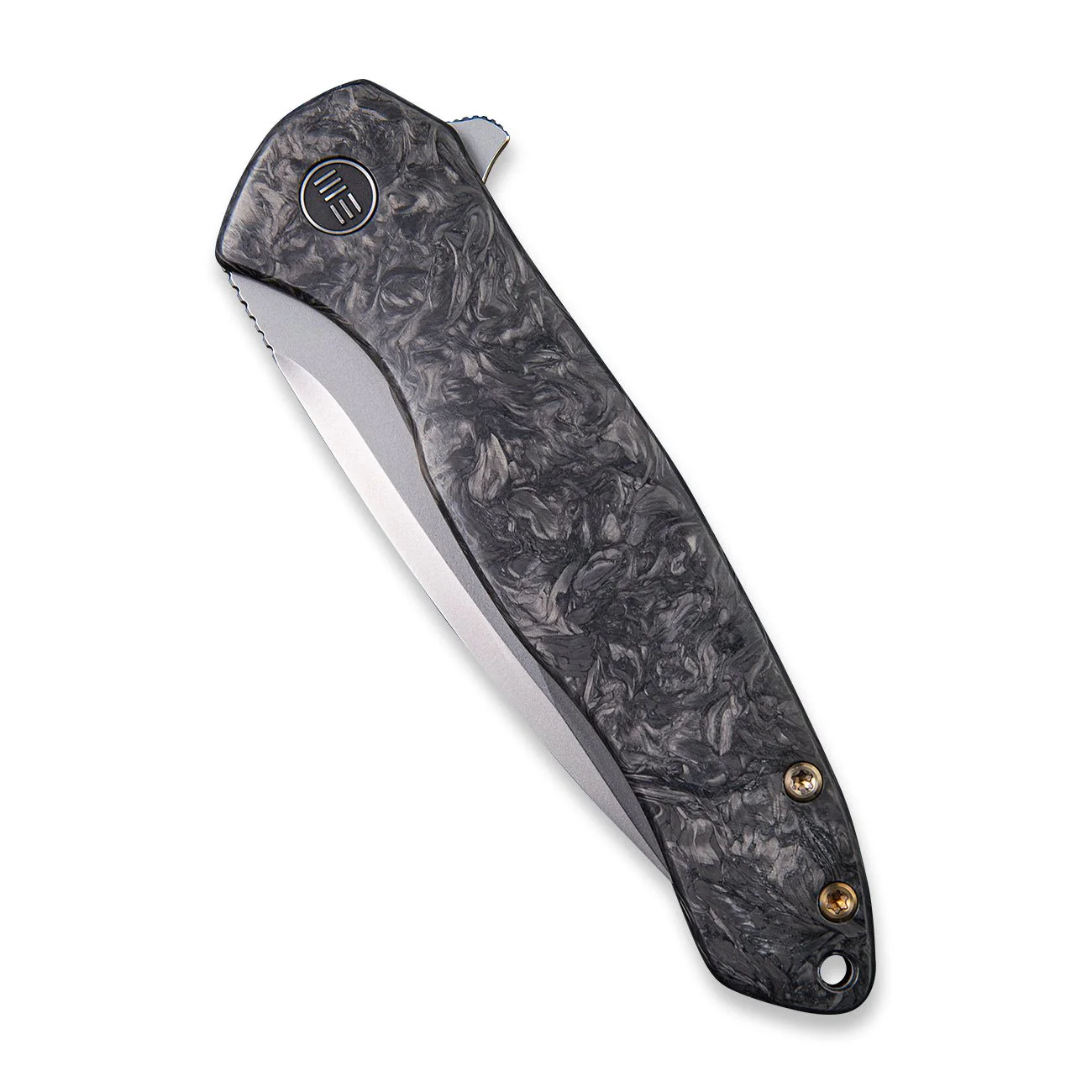 WEKNIFE Kitefin Flipper Knife Titanium & Carbon Fiber Handle (3.24" CPM S35VN Blade) 2001A - Image 5