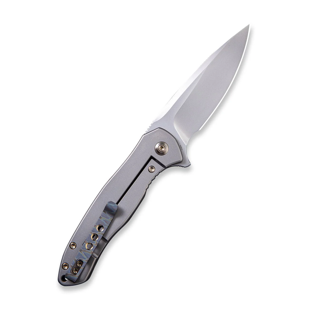 WEKNIFE Kitefin Flipper Knife Titanium & Carbon Fiber Handle (3.24" CPM S35VN Blade) 2001B - Image 2