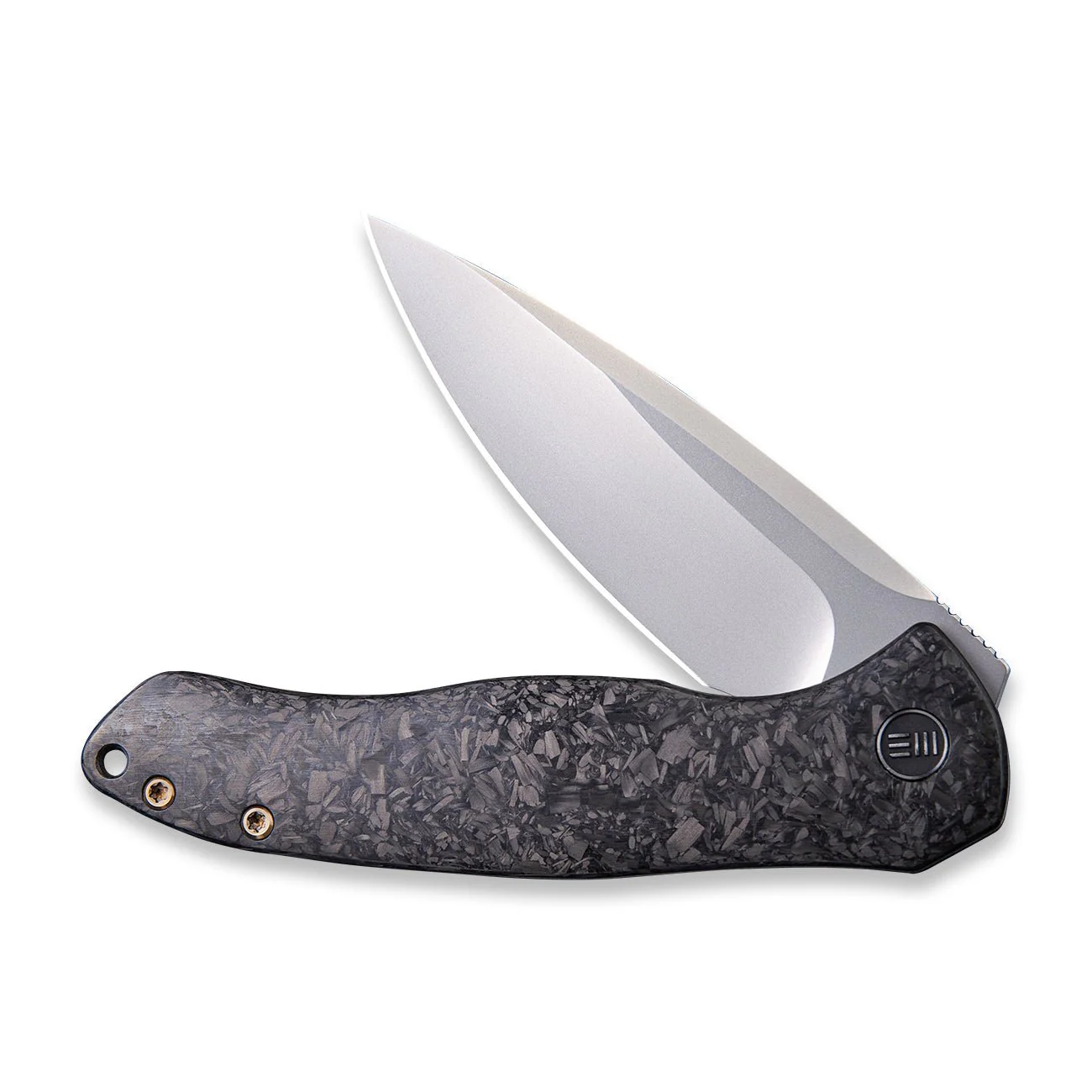 WEKNIFE Kitefin Flipper Knife Titanium & Carbon Fiber Handle (3.24" CPM S35VN Blade) 2001B - Image 4