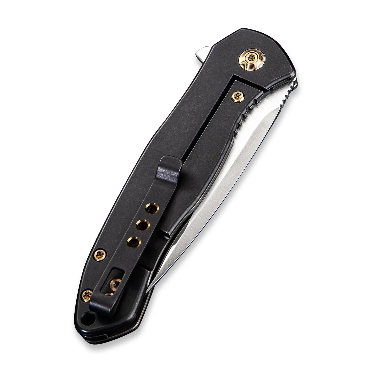 WEKNIFE Kitefin Flipper Knife Titanium Handle (3.24" CPM S35VN Blade) 2001D - Image 6