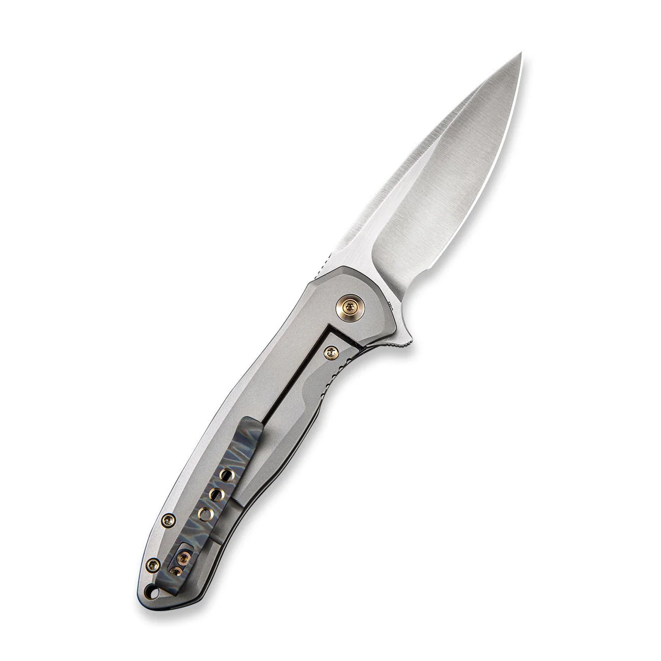 WEKNIFE Kitefin Flipper Knife Titanium Handle (3.24" CPM S35VN Blade) 2001H - Image 2