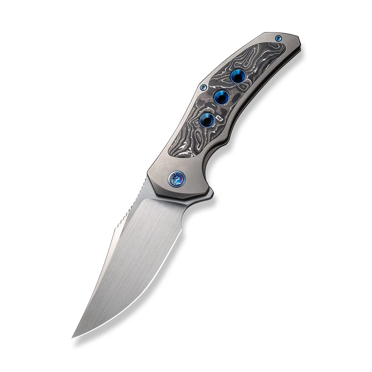 WEKNIFE Magnetron Flipper Knife Titanium & Carbon Fiber Handle (3.76" CPM 20CV Blade) WE18058-1 - Image 3