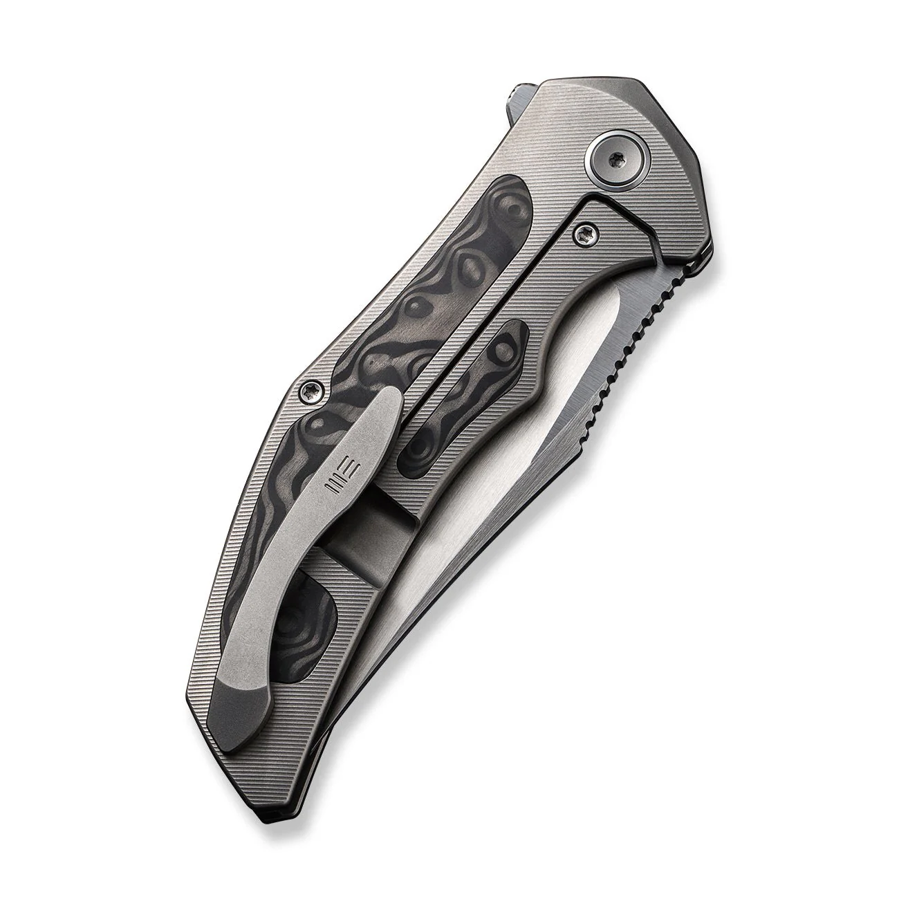 WEKNIFE Magnetron Flipper Knife Titanium & Carbon Fiber Handle (3.76" CPM 20CV Blade) WE18058-2 - Image 7