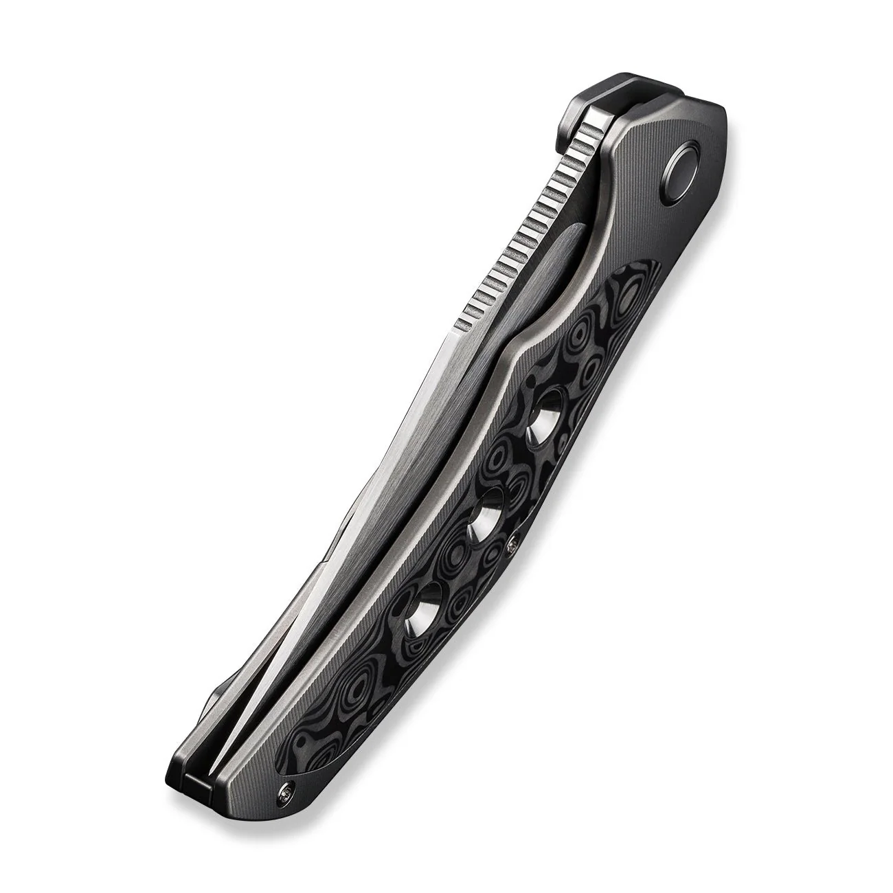 WEKNIFE Magnetron Flipper Knife Titanium & Carbon Fiber Handle (3.76" CPM 20CV Blade) WE18058-2 - Image 8