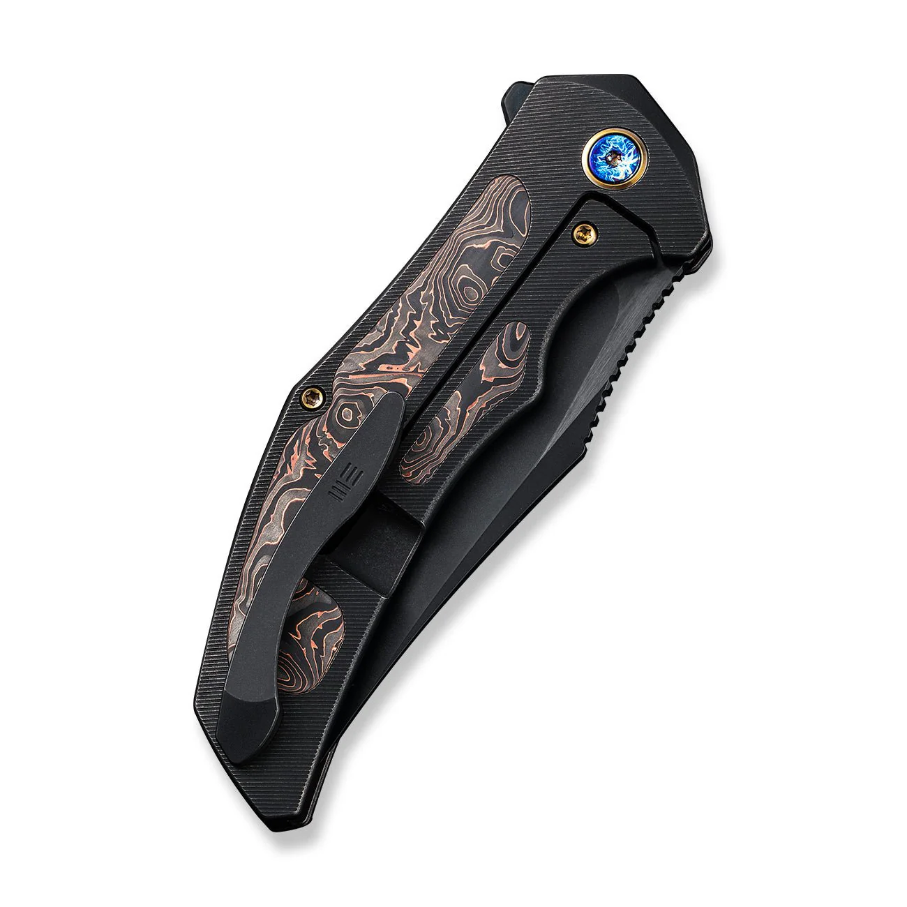 WEKNIFE Magnetron Flipper Knife Titanium & Carbon Fiber Handle (3.76" CPM 20CV Blade) WE18058-3 - Image 7