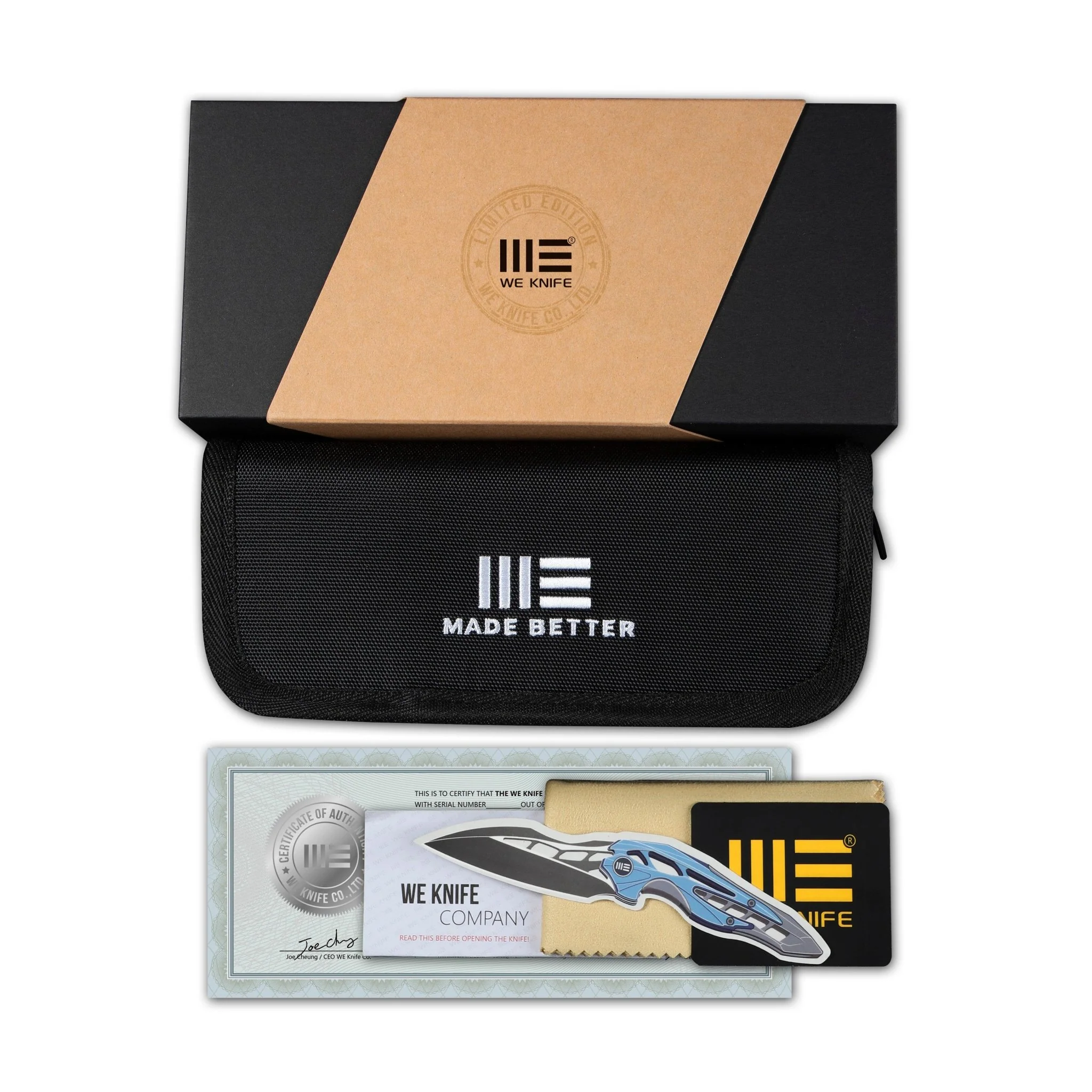 WEKNIFE Makani Flipper Knife Titanium Handle (3.61" CPM 20CV Blade) WE21048-2 - Image 10
