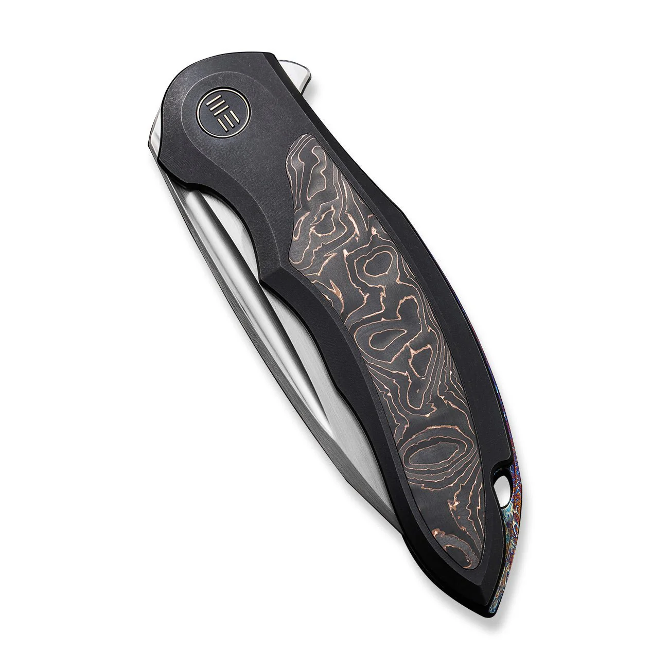 WEKNIFE Makani Flipper Knife Titanium & Carbon Fiber Handle (3.61" CPM 20CV Blade) WE21048B-1 - Image 6