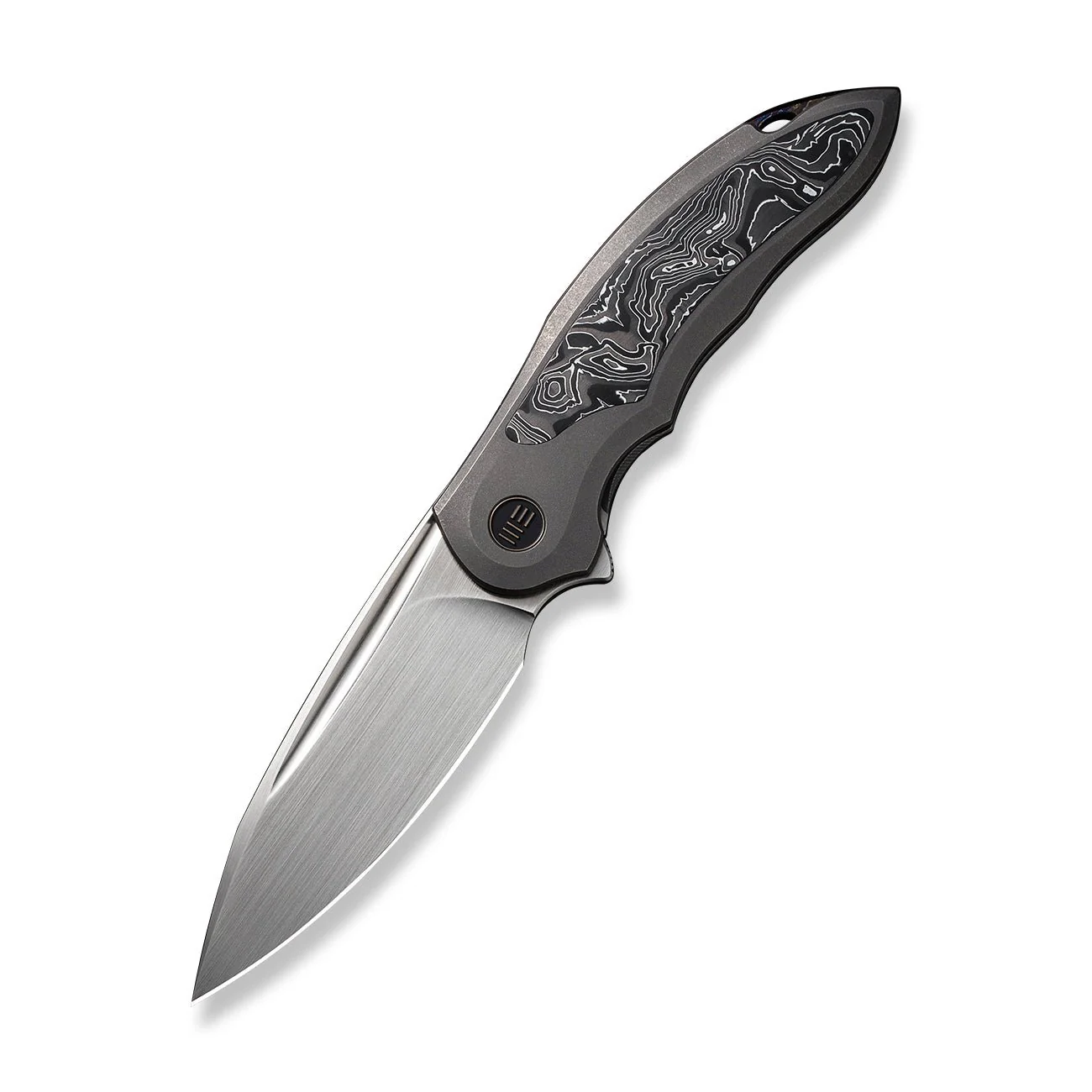 WEKNIFE Makani Flipper Knife Titanium & Carbon Fiber Handle (3.61" CPM 20CV Blade) WE21048B-2 - Image 3