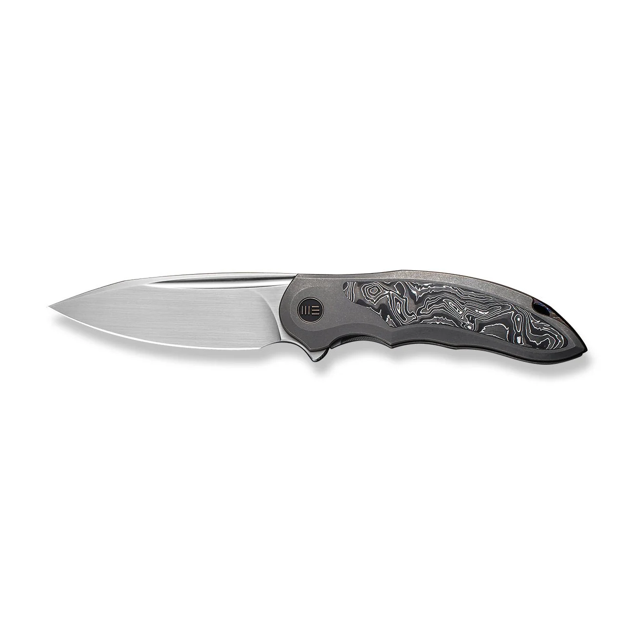 WEKNIFE Makani Flipper Knife Titanium & Carbon Fiber Handle (3.61" CPM 20CV Blade) WE21048B-2 - Image 4