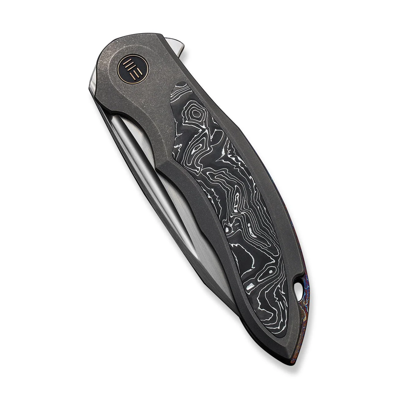 WEKNIFE Makani Flipper Knife Titanium & Carbon Fiber Handle (3.61" CPM 20CV Blade) WE21048B-2 - Image 6